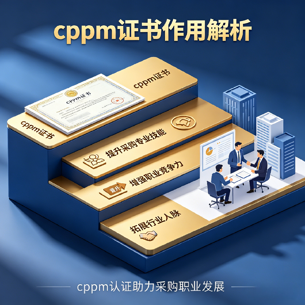 嘉华CPPM采购经理授权书编号及培训课程全解析